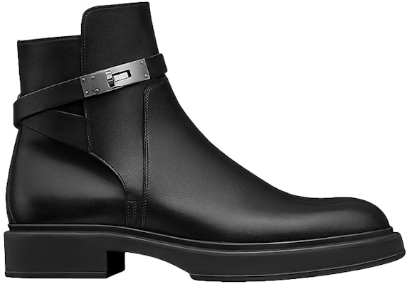 HERMES Veo Ankle Boot 'Kulit Anak Sapi Hitam' H192560Z-H02 Order HERMES Veo Ankle Boot 'Kulit Anak Sapi Hitam' H192560Z-H02