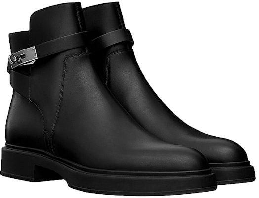 HERMES Veo Ankle Boot 'Kulit Anak Sapi Hitam' H192560Z-H02 Lookbook HERMES Veo Ankle Boot 'Kulit Anak Sapi Hitam' H192560Z-H02