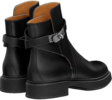 HERMES Veo Ankle Boot 'Kulit Anak Sapi Hitam' H192560Z-H02 Shop HERMES Veo Ankle Boot 'Kulit Anak Sapi Hitam' H192560Z-H02
