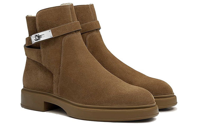 Order HERMES Veo Sepatu Bot Ankle 'Coklat' H212862Z-HA