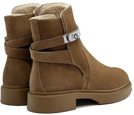 HERMES Veo Ankle Boot 'Brown' H212862Z-HA Lookbook HERMES Veo Ankle Boot 'Brown' H212862Z-HA