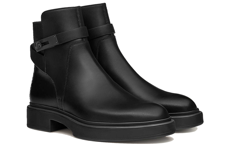 Shop Bota Tobillo HERMES Veo 'Negro Puro' H192081Z-R2