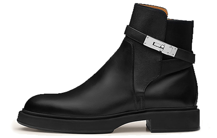 HERMES Veo Ankle Boot 'Simple Fashion Black Calfskin' H212935Z-H01