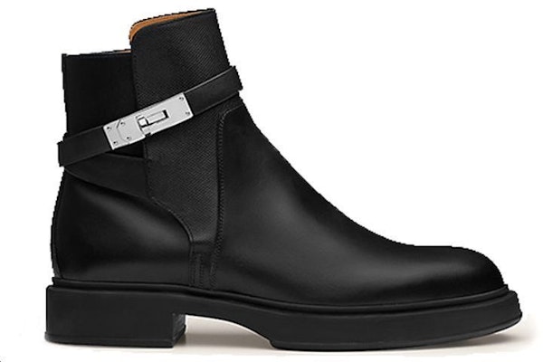 HERMES Veo Ankle Boot 'Simple Fashion Black Calfskin' H212935Z-H01 Order HERMES Veo Ankle Boot 'Simple Fashion Black Calfskin' H212935Z-H01