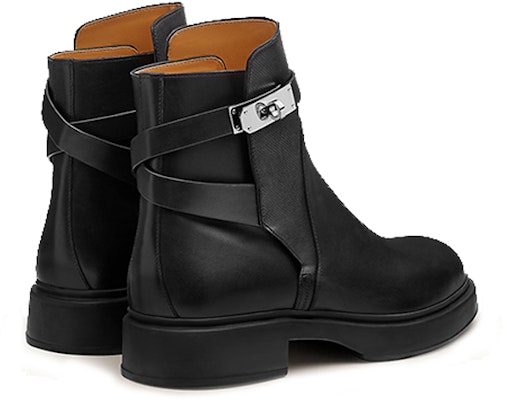 HERMES Veo Ankle Boot 'Simple Fashion Black Calfskin' H212935Z-H01 Shop HERMES Veo Ankle Boot 'Simple Fashion Black Calfskin' H212935Z-H01