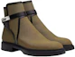Shop HERMÈS Bota Veo Canvas 'Moda Verde' H221934Z-HKN