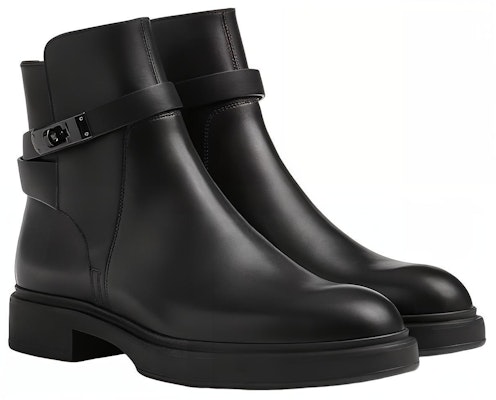 HERMES Veo Round Toe Ankle Boot 'Black' H222935Z-H01 Shop HERMES Veo Round Toe Ankle Boot 'Black' H222935Z-H01