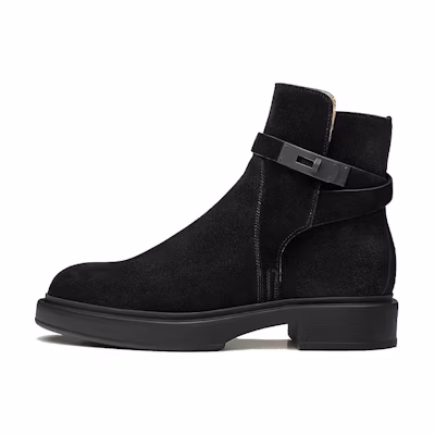 HERMES Veo Short Boot 'Black Fashion Leather'