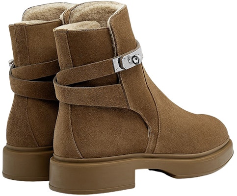 HERMES Veo Suede Bootie 'Brown' H212862Z-HA3 Purchase HERMES Veo Suede Bootie 'Brown' H212862Z-HA3