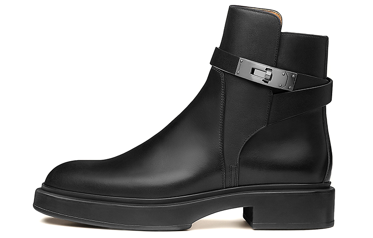 HERMES Veo Veau Short Boots 'Black' H192081Z-R23