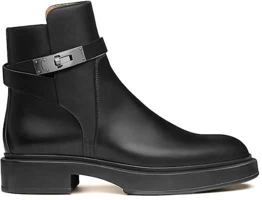 HERMES Veo Veau Short Boots 'Black' H192081Z-R23 Order HERMES Veo Veau Short Boots 'Black' H192081Z-R23