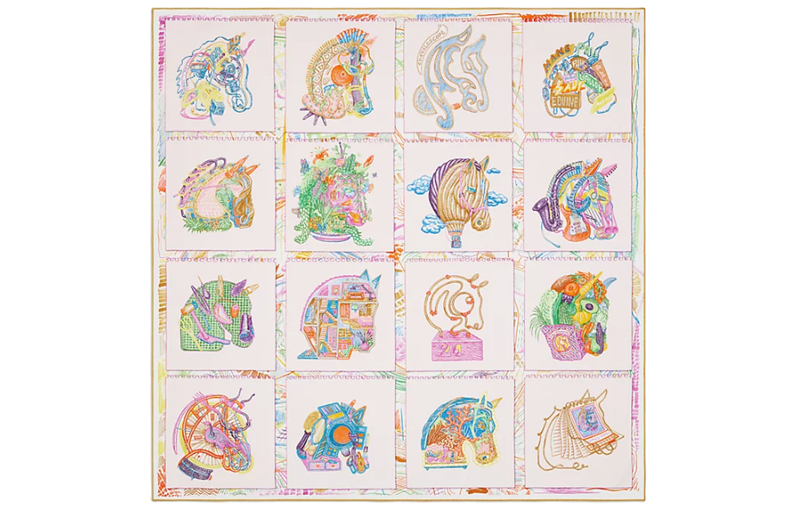 HERMES Versatile Silk Scarf Unisex Couple Style Multi-color Options H003913S-05 圖 2