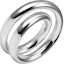Purchase HERMES Vertige Double Ring 925 Silver Unisex Couple Design - Silver. H104261B00055