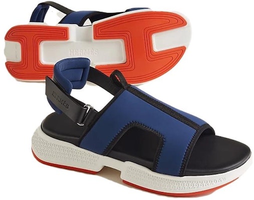 HERMES Woven Fabric Sandal 'Blue Black' H231752Z-HI3 Purchase HERMES Woven Fabric Sandal 'Blue Black' H231752Z-HI3