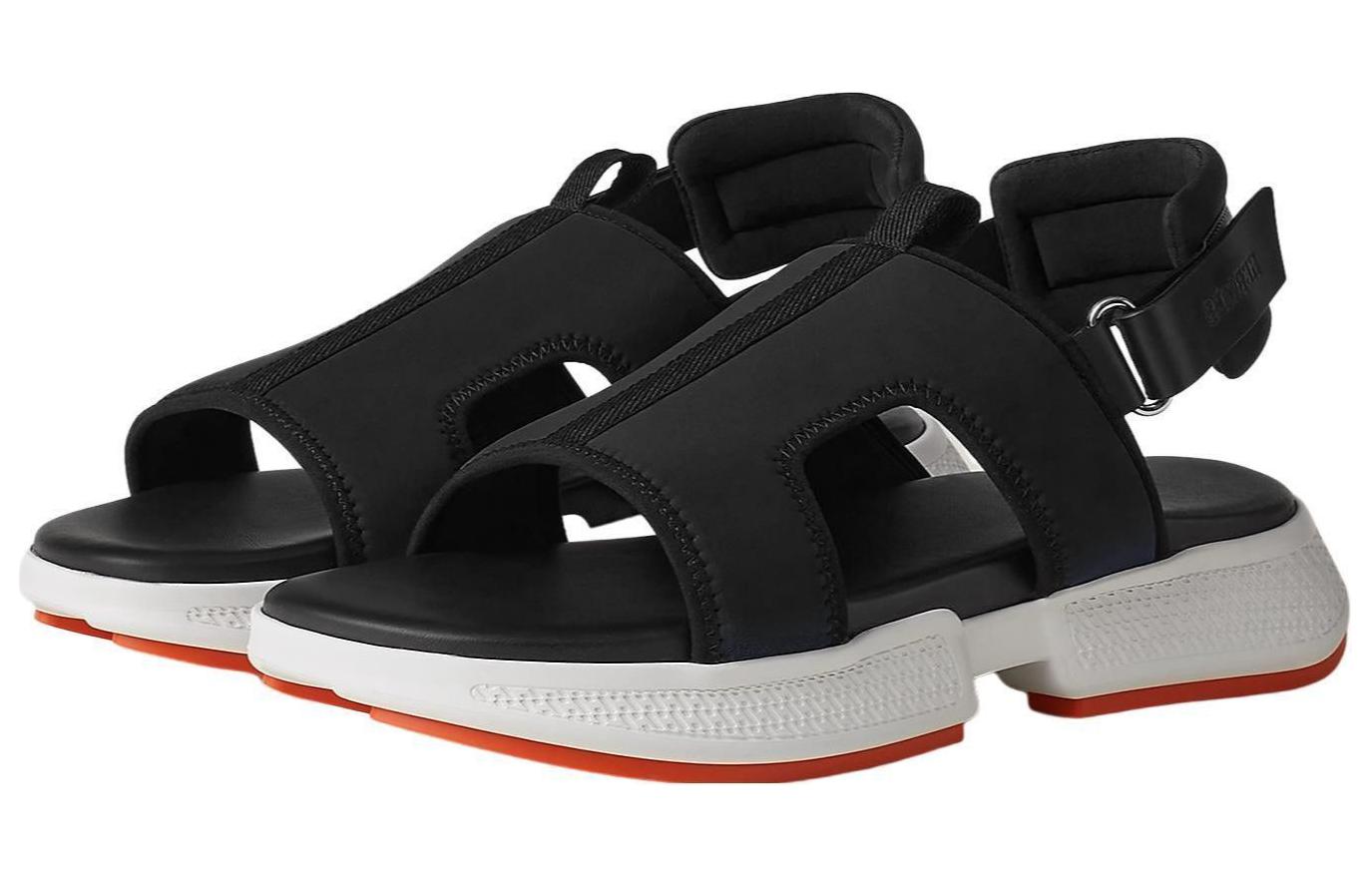 Lookbook HERMES Woven Sandals 'Simple Comfort Black' H231752Z-H02