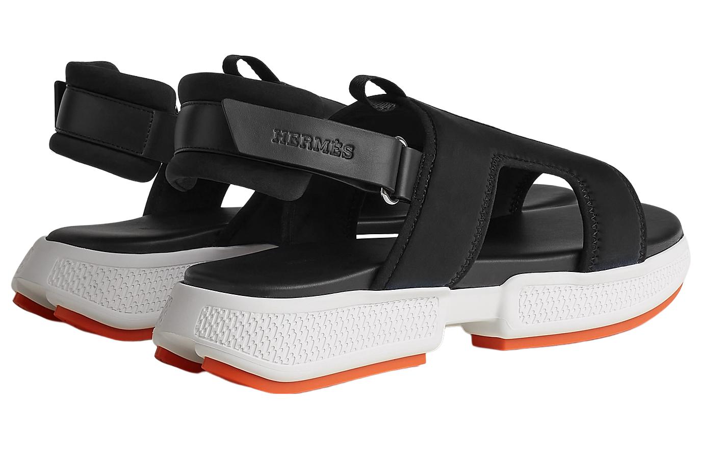 Purchase HERMES Woven Sandals 'Simple Comfort Black' H231752Z-H02