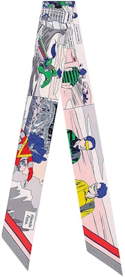 エルメス ワオ ツイリー スカーフ 男女兼用 カップルデザイン - ピンク H063463-05 Order エルメス ワオ ツイリー スカーフ 男女兼用 カップルデザイン - ピンク H063463-05