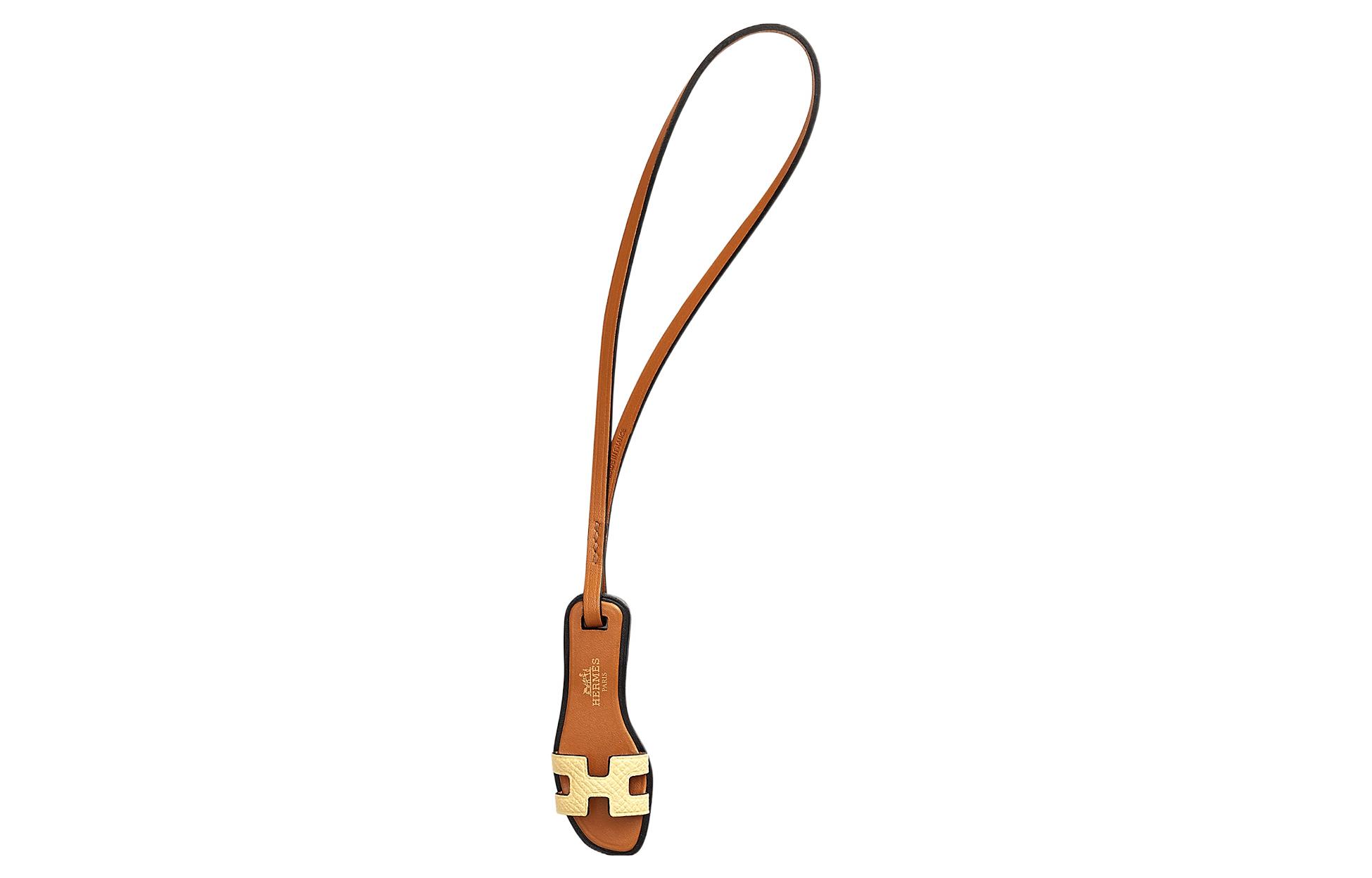 HERMES Yellow Slide Sandal Charm H080148CAAL