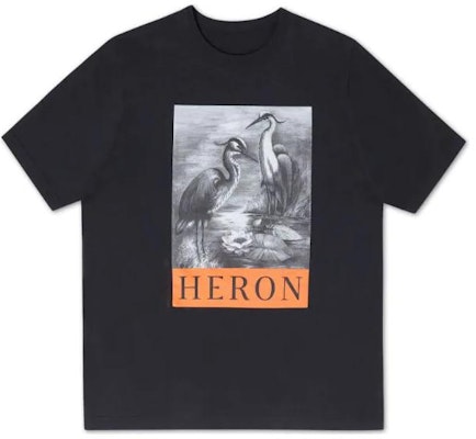 Camiseta Negra HERON PRESTON con Logo de Diseño de Animal Print. HMAA032C99JER0031010 Order Camiseta Negra HERON PRESTON con Logo de Diseño de Animal Print. HMAA032C99JER0031010