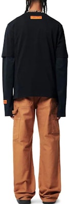 Camiseta Negra HERON PRESTON con Logo de Diseño de Animal Print. HMAA032C99JER0031010 Shop Camiseta Negra HERON PRESTON con Logo de Diseño de Animal Print. HMAA032C99JER0031010