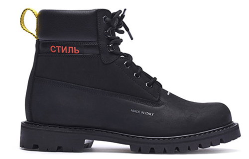 Order Heron Preston Bottes Martin ''Crane'' Noir HMIA001F18700048