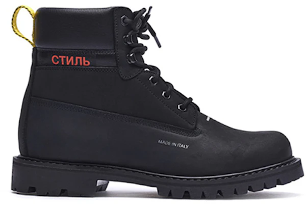 Heron Preston Bottes Martin ''Crane'' Noir HMIA001F18700048 Order Heron Preston Bottes Martin ''Crane'' Noir HMIA001F18700048