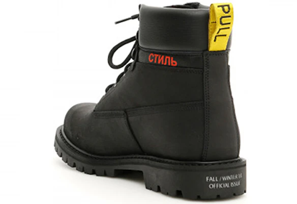 Heron Preston Bottes Martin ''Crane'' Noir HMIA001F18700048 Lookbook Heron Preston Bottes Martin ''Crane'' Noir HMIA001F18700048