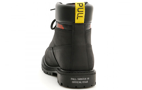 Shop Heron Preston Bottes Martin ''Crane'' Noir HMIA001F18700048