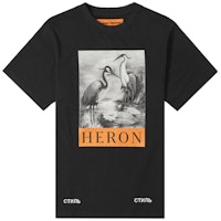Heron Preston Alphabet Animal Print Black Unisex T-Shirt. HMAA001F186320151088 Heron Preston Alphabet Animal Print Black Unisex T-Shirt. HMAA001F186320151088