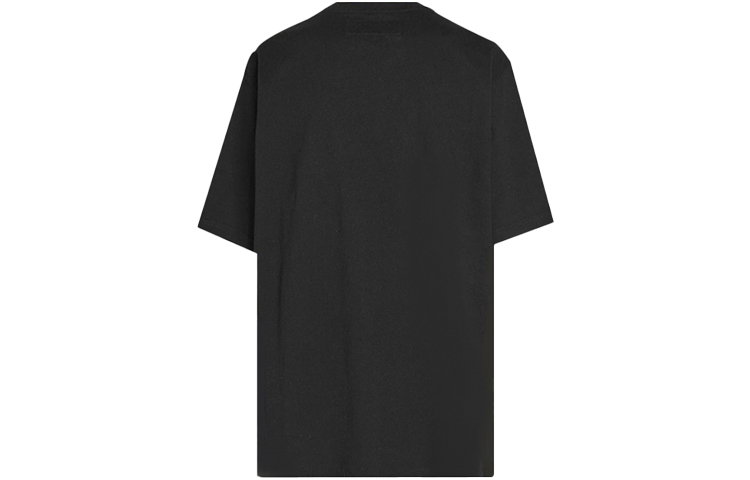 Lookbook 헤론 프레스턴 알파벳 애니멀 프린트 블랙 유니섹스 티셔츠. HMAA001F186320151088