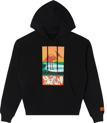 Heron Preston 男士黑色动物印花连帽衫 HMBB017SJER0061020 Buy Heron Preston 男士黑色动物印花连帽衫 HMBB017SJER0061020