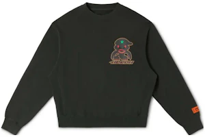 Heron Preston Animal Print Crewneck Sweatshirt Black () HMBA020F23JER0081007 Heron Preston Animal Print Crewneck Sweatshirt Black () HMBA020F23JER0081007