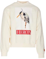 Heron Preston Beige Crewneck Printed Long Sleeve Sweatshirt () HMBA020F23JER0040425 Heron Preston Beige Crewneck Printed Long Sleeve Sweatshirt () HMBA020F23JER0040425