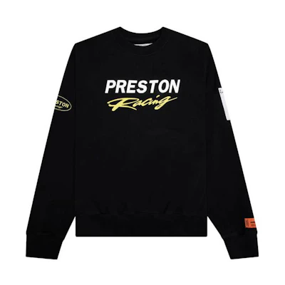 Heron Preston Black Crewneck Logo Long Sleeve Sweatshirt HMBA020S23JER0061001