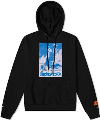 HERON PRESTON Hoodie Hitam Pria dengan Grafik Cetak Hewan. HMBB017S21JER0031040BLACK Order HERON PRESTON Hoodie Hitam Pria dengan Grafik Cetak Hewan. HMBB017S21JER0031040BLACK