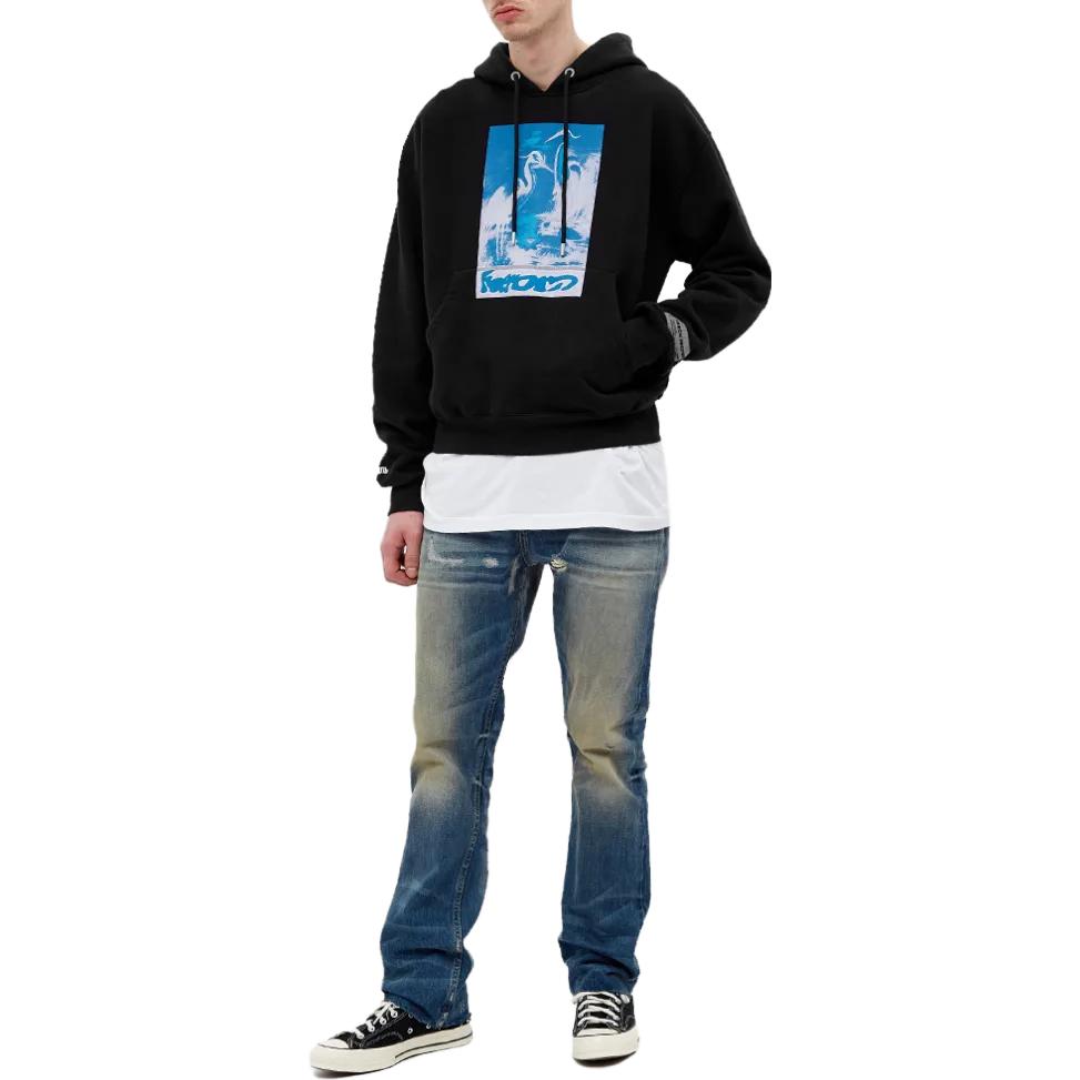 Purchase HERON PRESTON Hoodie Hitam Pria dengan Grafik Cetak Hewan. HMBB017S21JER0031040BLACK