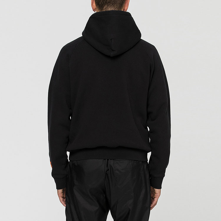 Purchase 헤론 프레스톤 블랙 후디 래글런 슬리브 & 헤론 테이프 그래픽. HMBB001F198080030488