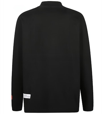 HERON PRESTON Black Logo Embroidered Crewneck Sweatshirt HMAB017F20JER0011001 Lookbook HERON PRESTON Black Logo Embroidered Crewneck Sweatshirt HMAB017F20JER0011001