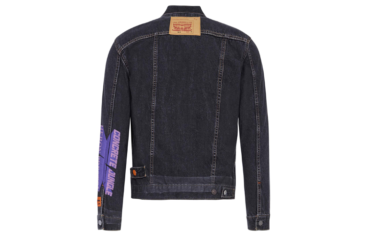 Lookbook HERON PRESTON Jaket Denim Patch Hitam HMYE006S209260238988