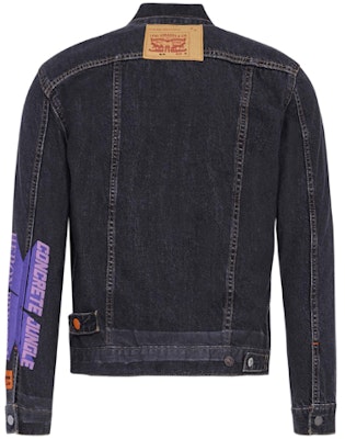 HERON PRESTON Jaket Denim Patch Hitam HMYE006S209260238988 Lookbook HERON PRESTON Jaket Denim Patch Hitam HMYE006S209260238988