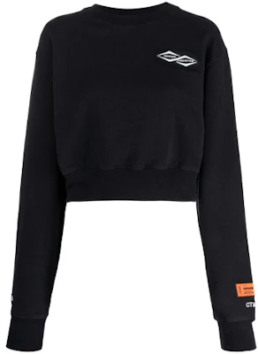 Heron Preston Black Pullover Crewneck Sweatshirt with Logo Print (Unisex) HWBA008F21JER00210011001 Buy Heron Preston Black Pullover Crewneck Sweatshirt with Logo Print (Unisex) HWBA008F21JER00210011001