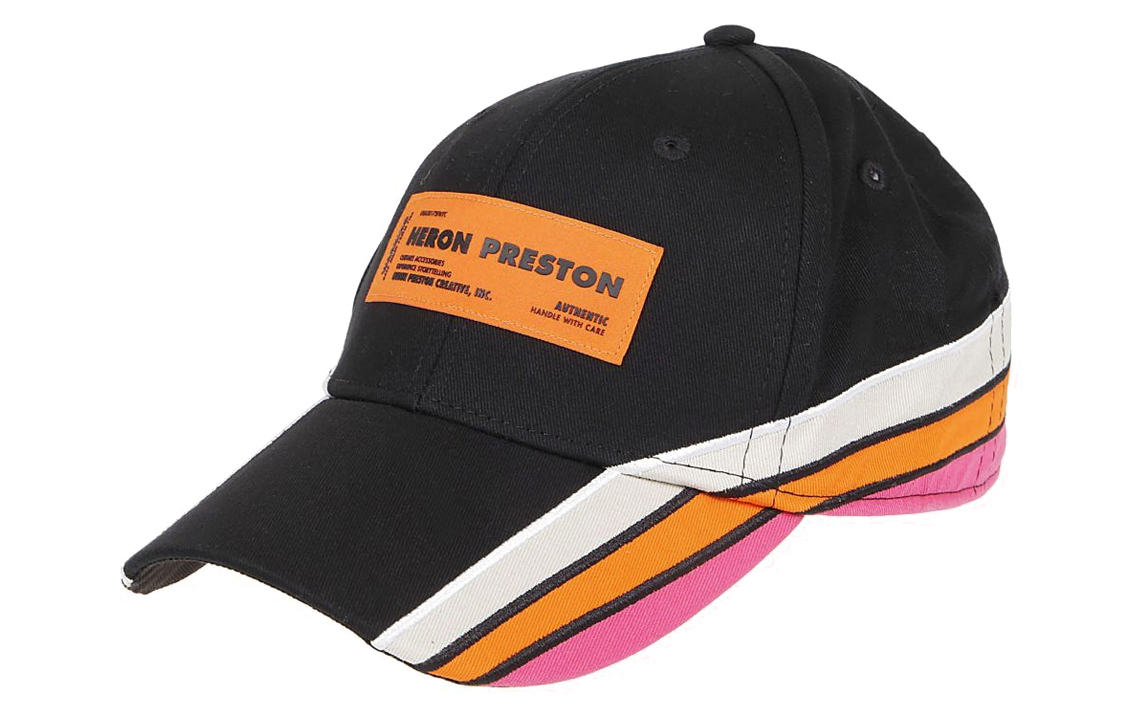 Order HERON PRESTON 黑色條紋遮陽棒球帽 男女適用 HMLB001S20766007