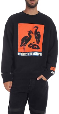ヘロンプレストン ブラック ユニセックス 長袖 スウェットシャツ HMBA003F198080030488 Shop ヘロンプレストン ブラック ユニセックス 長袖 スウェットシャツ HMBA003F198080030488