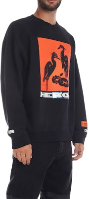 ヘロンプレストン ブラック ユニセックス 長袖 スウェットシャツ HMBA003F198080030488 Details for ヘロンプレストン ブラック ユニセックス 長袖 スウェットシャツ HMBA003F198080030488