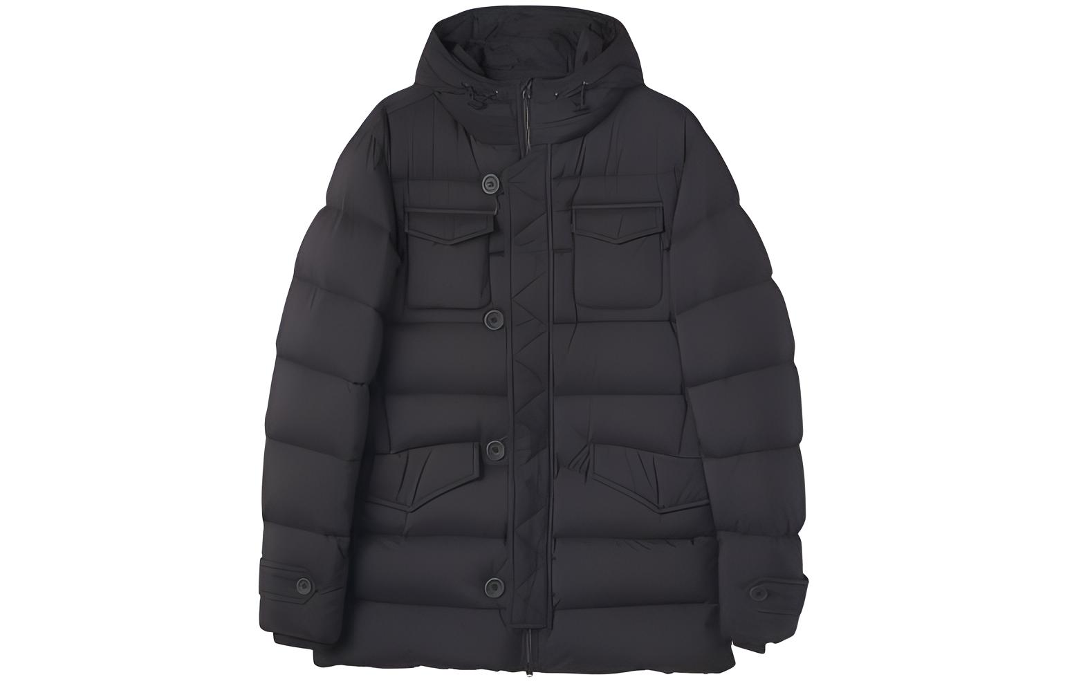 Heron Preston Black Zip-Up Hoodie Jacket Long Sleeve Solid Color PI004ULE192889300