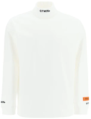 Heron Preston Embroidered Logo Turtleneck Sweatshirt White () HMAB020R21JER0010110 Buy Heron Preston Embroidered Logo Turtleneck Sweatshirt White () HMAB020R21JER0010110