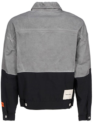 Chaqueta Denim Patchwork de Moda HERON PRESTON Gris/Negra. HMYE009R21DEN0016000 Lookbook Chaqueta Denim Patchwork de Moda HERON PRESTON Gris/Negra. HMYE009R21DEN0016000