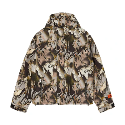 Heron Preston Floral Print Hooded Jacket Multicolor Male HMEA074S22FAB0015900