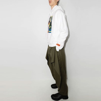 Sudadera HERON PRESTON FW21 Animal Print Blanca con Capucha. HMBB021F21JER0010122 Purchase Sudadera HERON PRESTON FW21 Animal Print Blanca con Capucha. HMBB021F21JER0010122