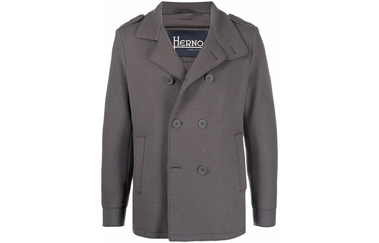 Heron Preston FW21 Double-Breasted Slim Blazer Jacket Men’s Gray PC0120U331879460